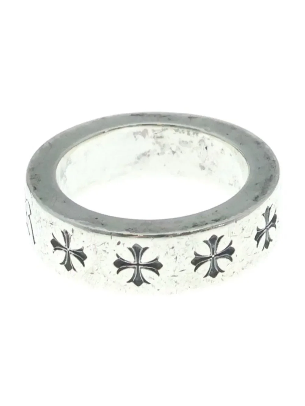 Chrome Hearts Spacer Forever Ring Silver